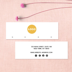 Cartão De Visita Mini Tela personalizada para adicionar logotipo 4 Burac