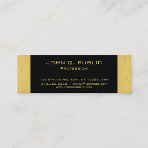 Cartão De Visita Mini Término da Pérola Moderna de Design profissional m