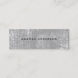 Cartão De Visita Mini Textura contemporânea do Grunge