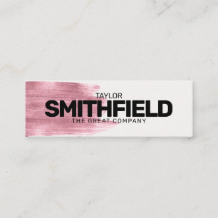 Cartão De Visita Mini  Tipo de Tendência Moderna Simples de Pintura Dou