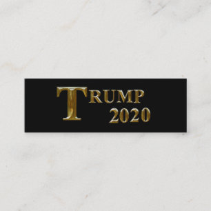 CARTÃO DE VISITA MINI TRUMP 2020