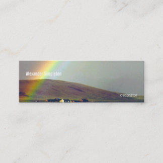 Cartão De Visita Mini Vale do San Luis após a chuva