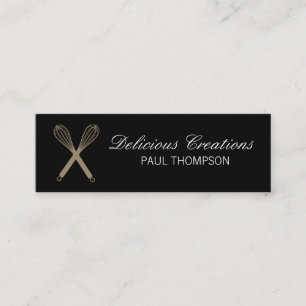 Cartão De Visita Mini Variação de uísque (magenta) Mestre culinário