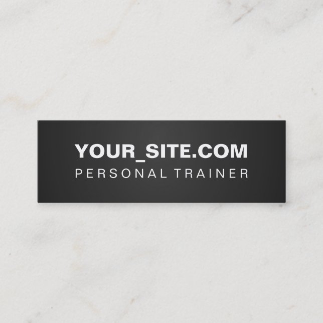 Cartão De Visita Mini Venda moderna do Web site da malhação (Frente)