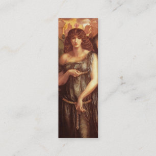 Cartão De Visita Mini Venus Astarte Bookmark de Dante Gabriel Rossetti
