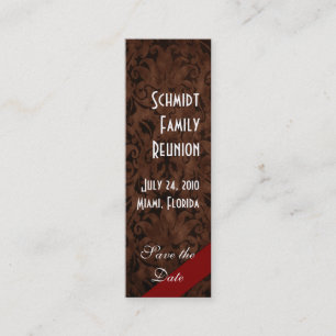 Cartão De Visita Mini Vintage