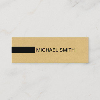 Cartão De Visita Mini Vintagem Elegante Moderna Minimalista #2