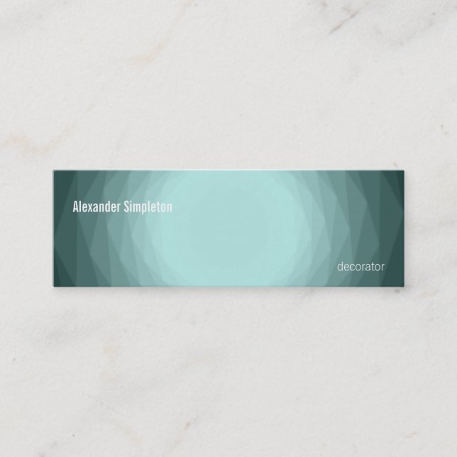 Cartão De Visita Mini Vortex do raio X (Frente)