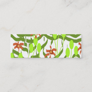 Cartão De Visita Mini Walpaper retro