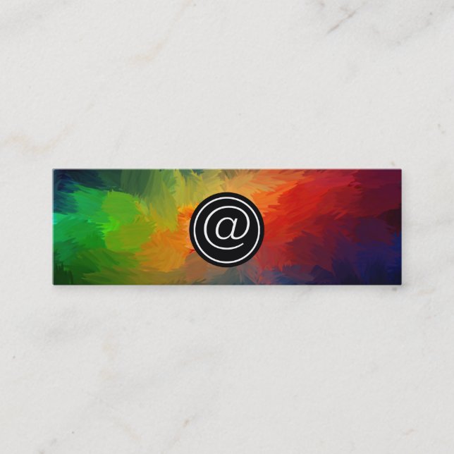 Cartão De Visita Mini Web (Frente)