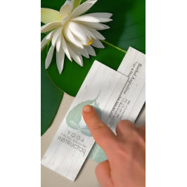 Cartão De Visita Mini Yoga Instrutor Studio Meditação Pose Bodhi Leaf