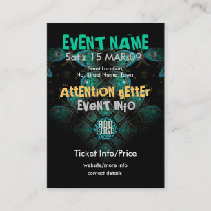 Cartão De Visita miniFLYER #009 DO PARTIDO DO EVENTO