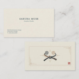 Cartão De Visita Minimal Japanese Business Card 