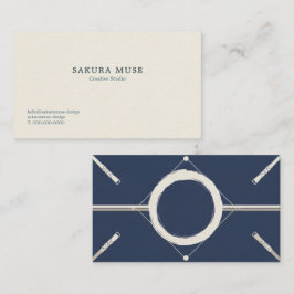 Cartão De Visita Minimal Japanese Business Card 
