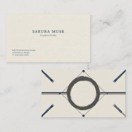 Cartão De Visita Minimal Japanese Business Card 