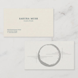 Cartão De Visita Minimal Japanese Business Card 