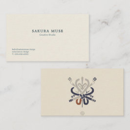 Cartão De Visita Minimal Japanese Business Card 