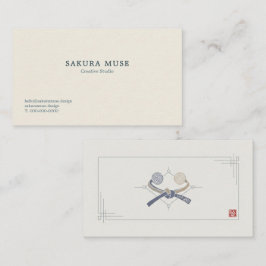 Cartão De Visita Minimal Japanese Business Card 