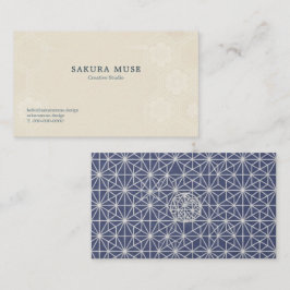 Cartão De Visita Minimal Japanese Kamon Business Card – Modern 
