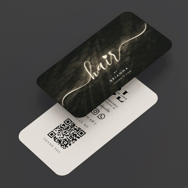 Cartão De Visita Minimal Sand Aesthetic Hair Stylist Makeup Artist (Minimal Sand Aesthetic Hair Stylist Makeup Artist Business Card
)