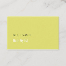 Cartão De Visita Minimalist Business Card for Hair Stylist
