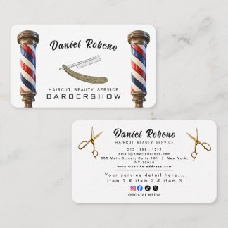 Cartão De Visita Minimalist Elegant Hair Stylist