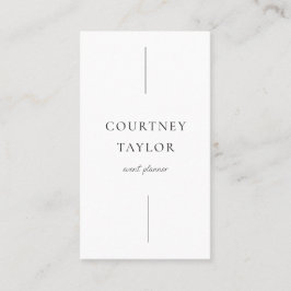 Cartão De Visita Minimalist simple professional with QR code