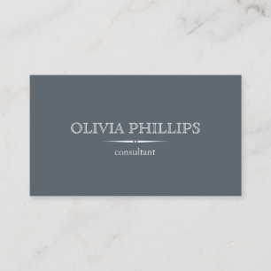 Cartão de visita minimalista