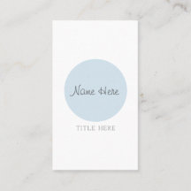 Cartão de visita minimalista bonito do vertical do