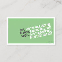 CARTÃO DE VISITA minimalista da RELIGIÃO