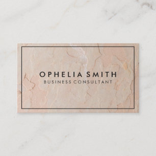 Cartão De Visita Minimalista de borda Textura corporativa