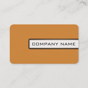 Cartão De Visita Minimalista de Bronze Moderno Elegante Profissiona