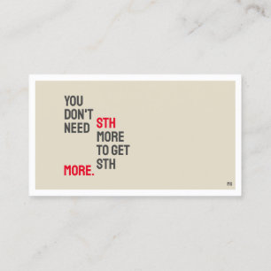 CARTÃO DE VISITA minimalista de FÍSICA