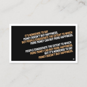 Cartão de visita minimalista de PSICOLOGIA