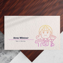 Minimalista do Código Qr dos Serviços de Limpeza