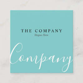 Cartão de visita minimalista do quadrado do erro