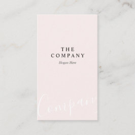 Cartão de visita minimalista do vertical do erro