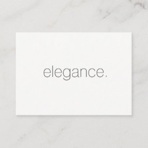 Cartão De Visita Minimalista/elegância/cinzas