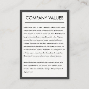 Cartão De Visita Minimalista moderno (Cinza / Branco)