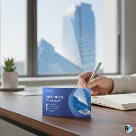 Cartão De Visita Minimalista moderno - Design elegante e profission