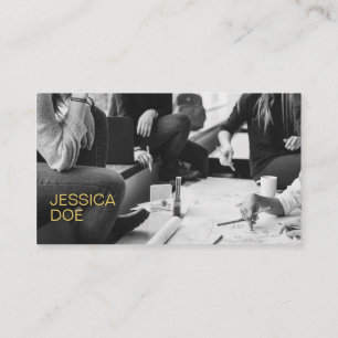 Cartão de visita Minimalista Moderno do Designer d