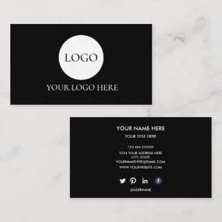 Cartão de visita minimalista personalizado ADICION