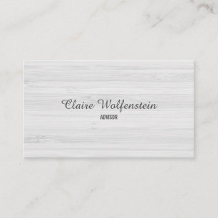 Cartão De Visita Minimalista Shabby Chic Profissional