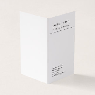Cartão De Visita Minimalista simples moderno