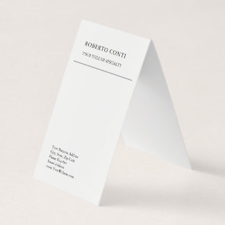Cartão De Visita Minimalista simples moderno