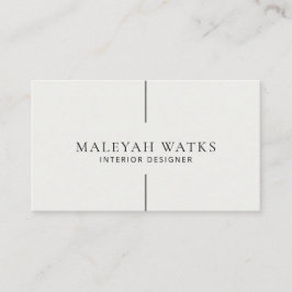 Cartão de visita mínimo