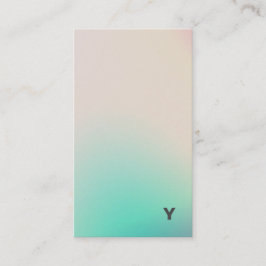 Cartão de visita mínimo abstrato do vertical do