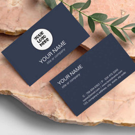 Cartão De Visita Mínimo de logotipo personalizado Elegante profissi
