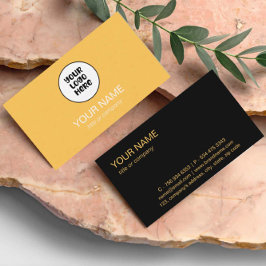 Cartão De Visita Mínimo de logotipo personalizado Elegante profissi