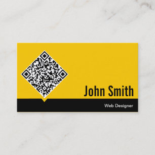 Cartão de visita mínimo do design web do código